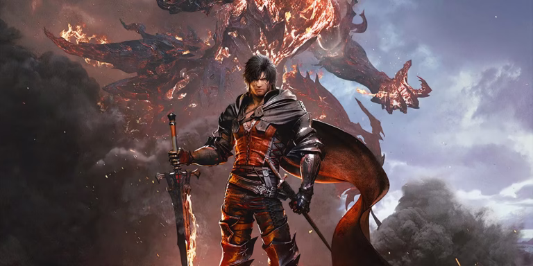 clive-rosfield-from-final-fantasy-16-standing-with-a-sword-and-ifrit-in-the-background