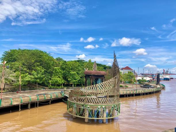 Kapuas Square Park when afternoon