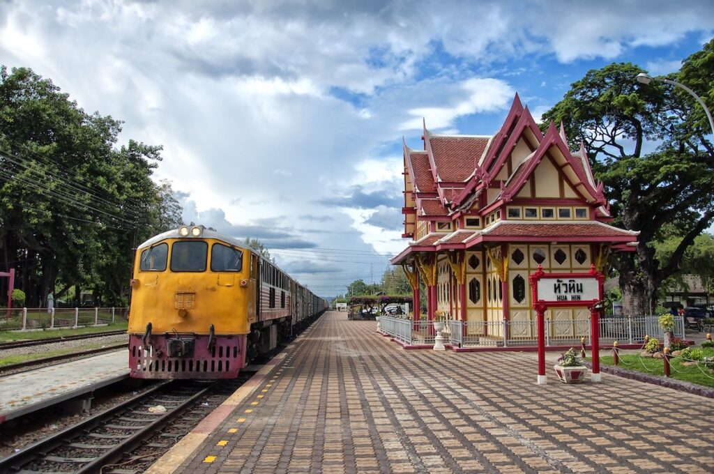 An,Image,Of,The,Hua,Hin,Train,Station,In,Thailand.